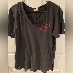 Homage brand OSU v neck t-shirt, women’s large EUC